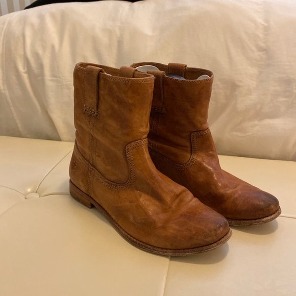 H by Hudson Hanwell Boots - Tan Leather - Picture 2 of 7